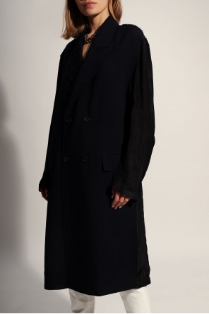 Maison Margiela Coat with raw-cut lapels