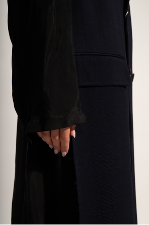 Maison Margiela Coat with raw-cut lapels