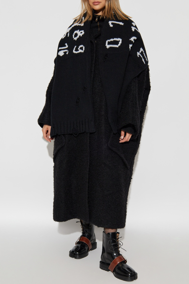 Maison Margiela Płaszcz typu `oversize`