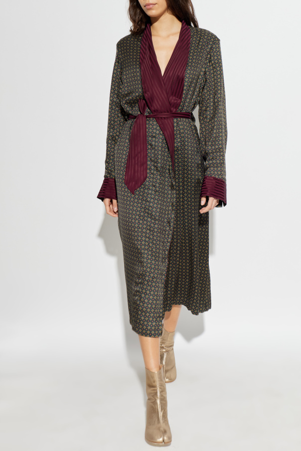 Maison Margiela Abrigo a rayas