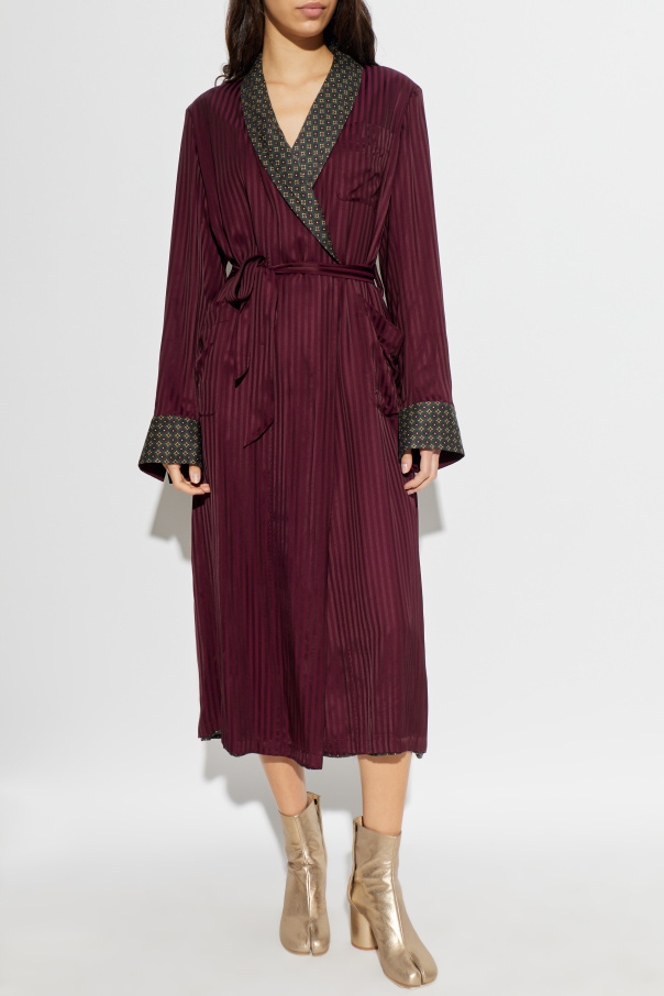 Maison Margiela Abrigo a rayas