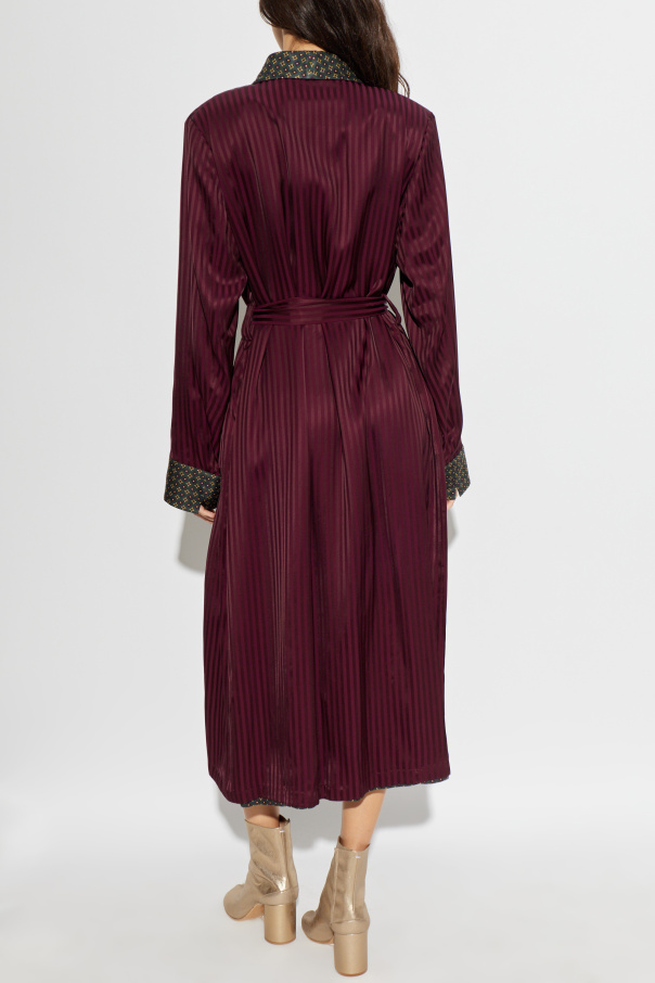 Maison Margiela Abrigo a rayas