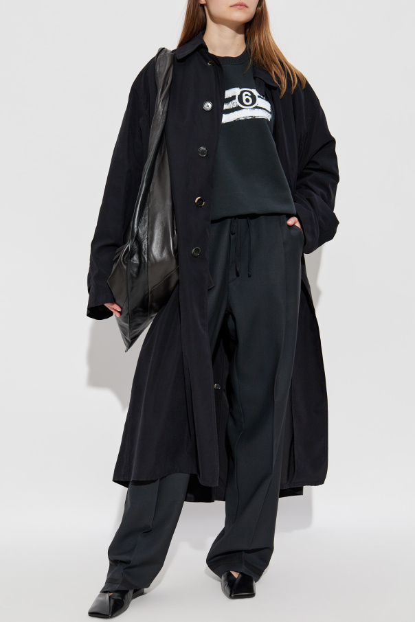 Maison Margiela Mantel mit Taschen