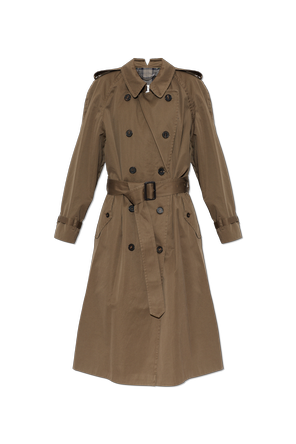 Trench coat with belt