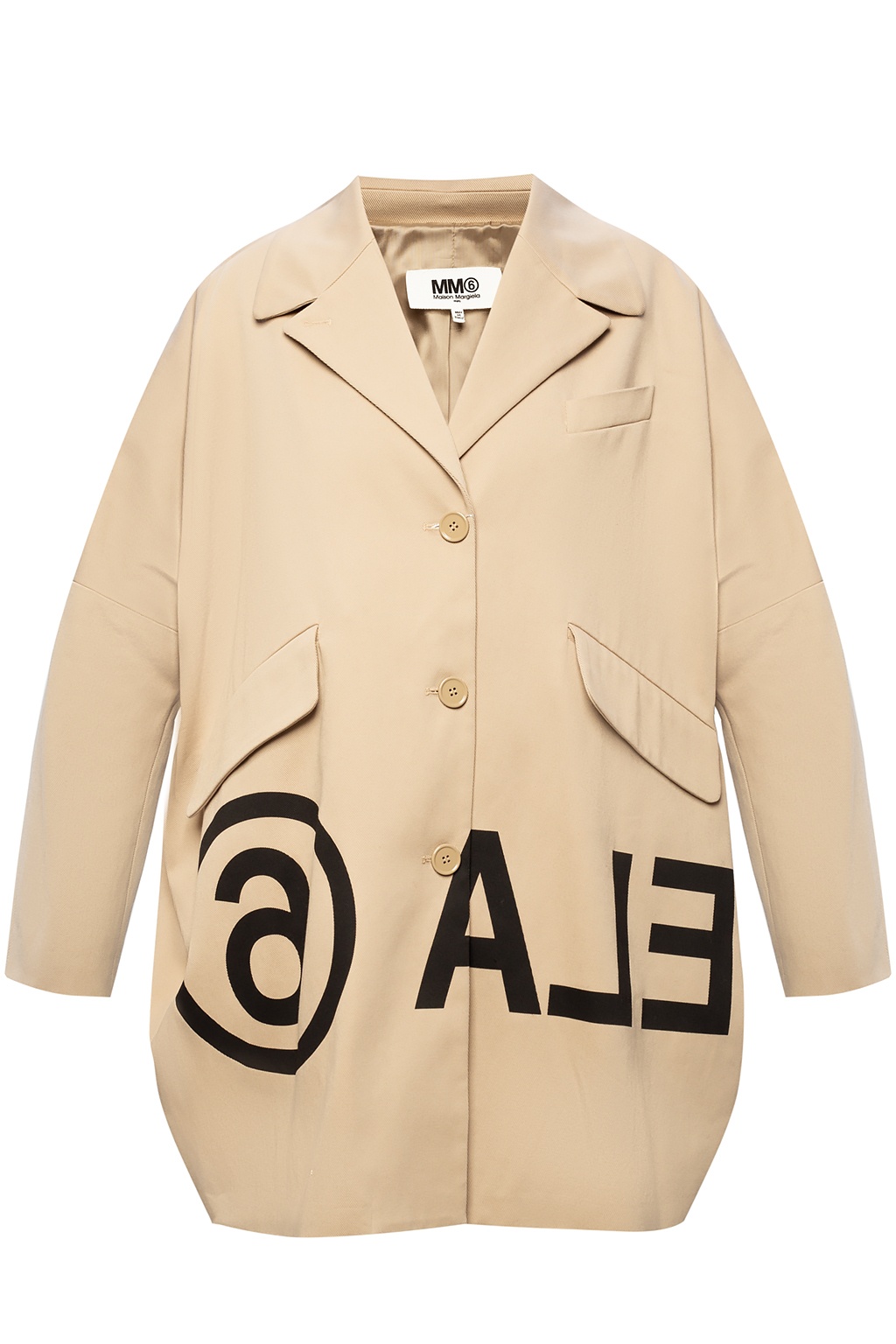 mm6 oversized coat