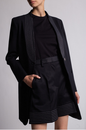 MM6 Maison Margiela Long blazer with stitching details