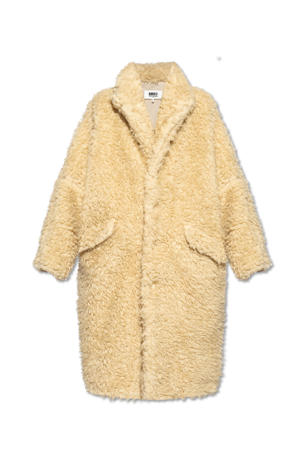 MM6 Maison Margiela Oversize faux fur coat
