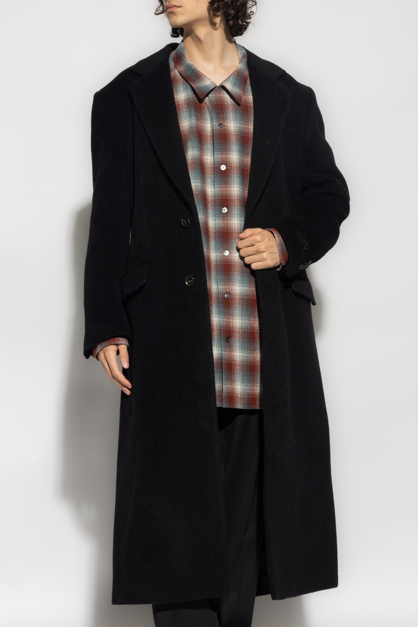 HOW TO STYLE DENIM Long wool coat