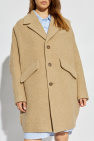MM6 Maison Margiela beige Woolen coat by MM6 Maison Margiela