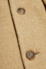 MM6 Maison Margiela beige Woolen coat by MM6 Maison Margiela