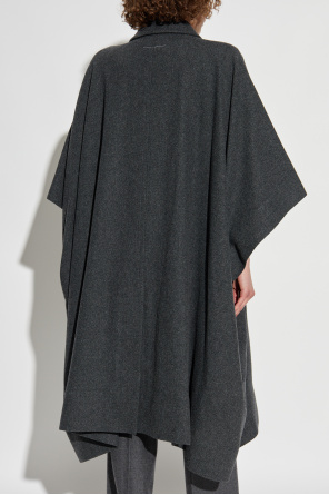 MM6 Maison Margiela Abrigo con acabado de lana