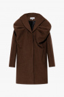 Loewe BROWN Draped coat