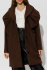 Loewe BROWN Draped coat