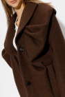 Loewe BROWN Draped coat