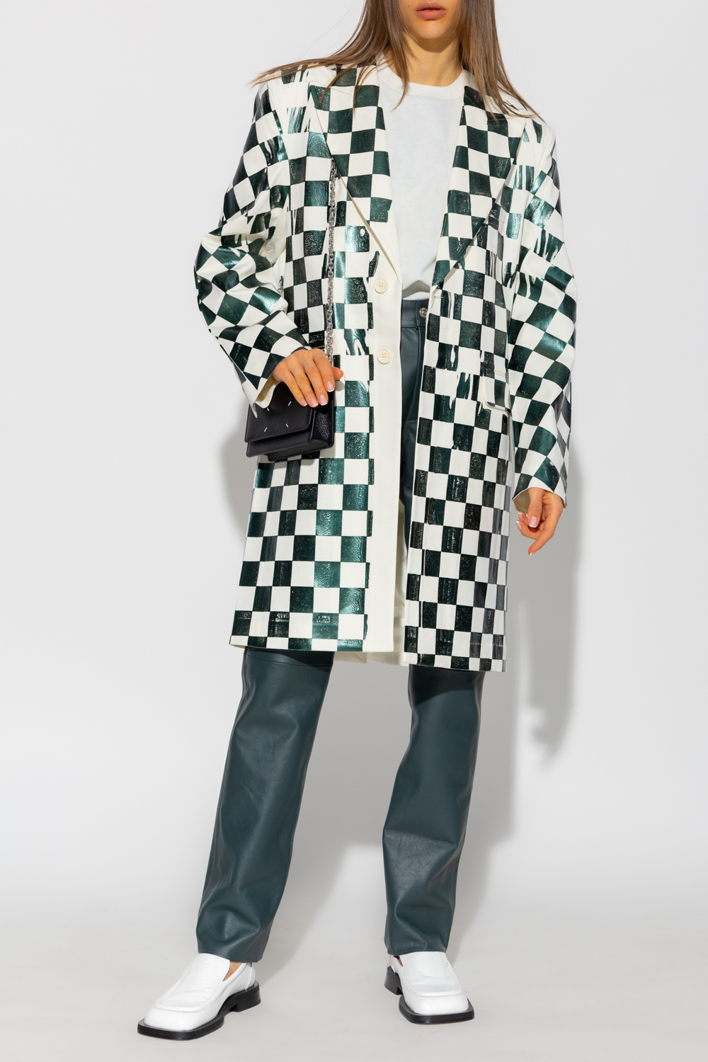 MM6 Maison Margiela Checked coat