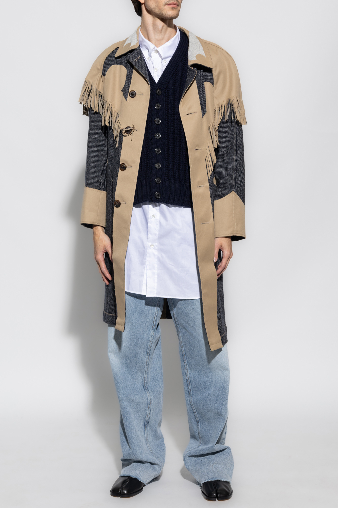 Maison Margiela Coat in contrasting fabrics