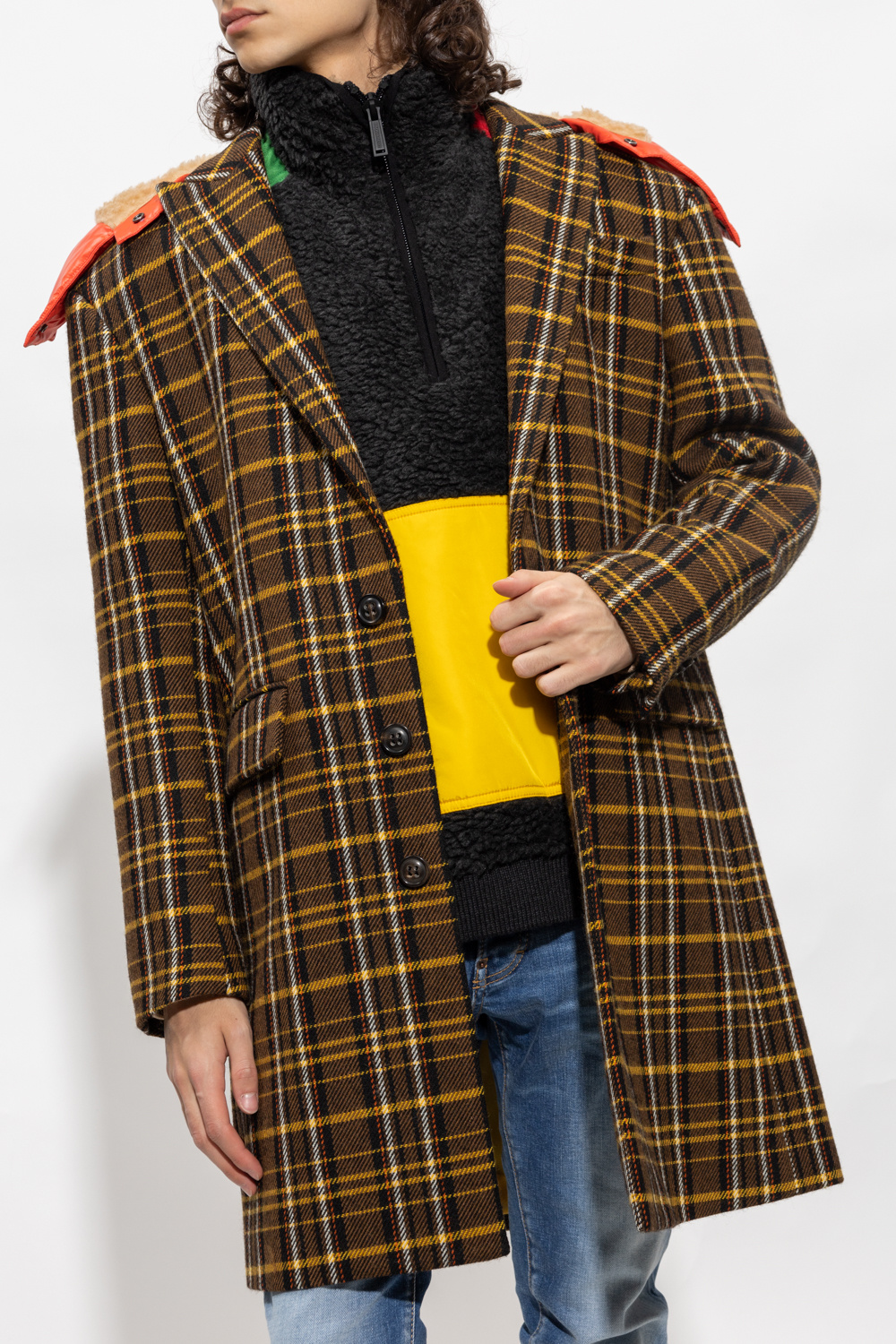 Dsquared2 Coat with detachable hood