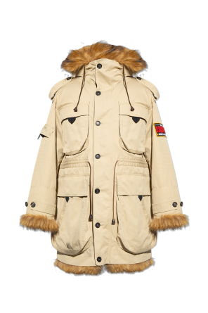 Insulated parka with logo od Dsquared2