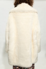 Dsquared2 cream Faux fur coat