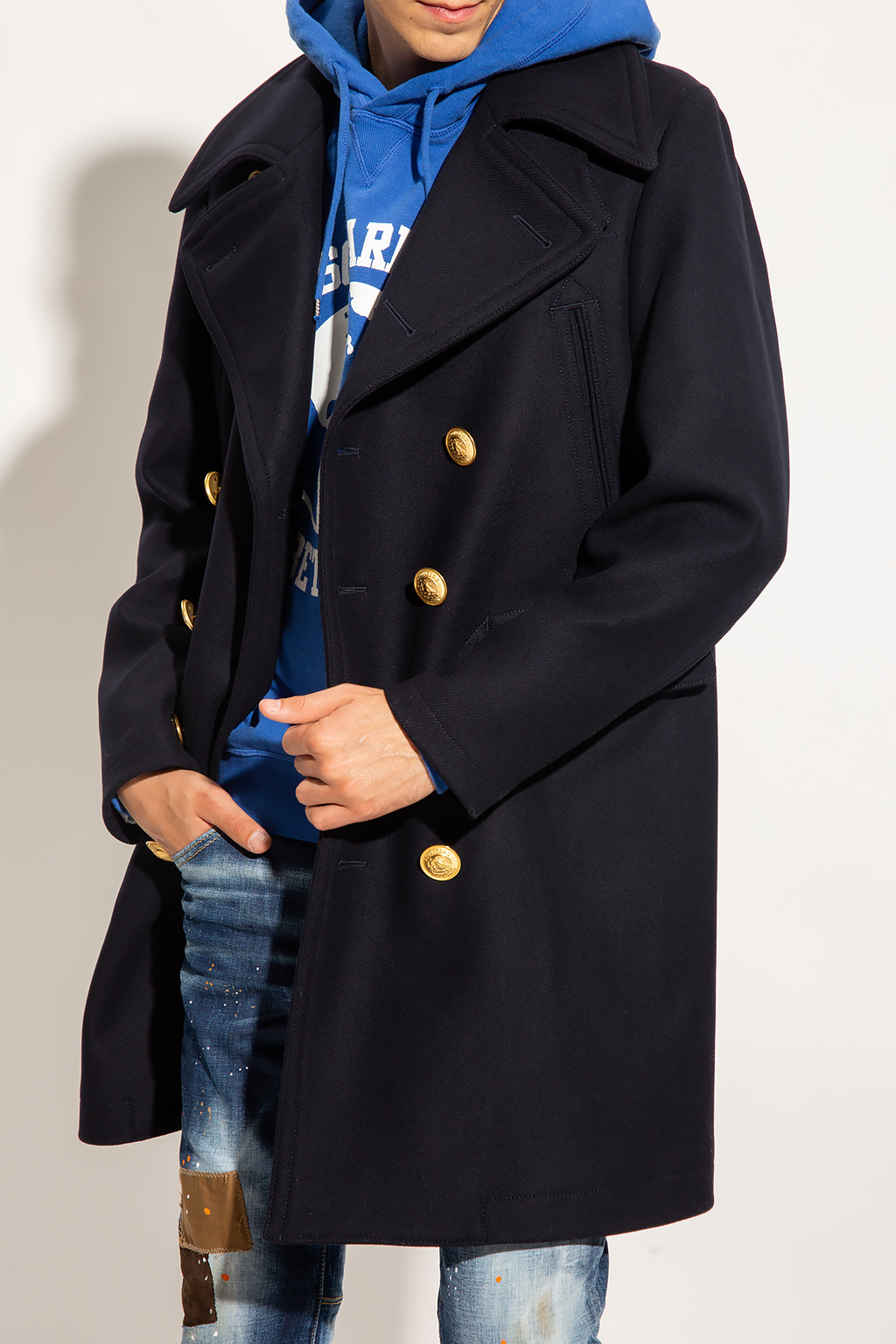 Dsquared2 Coat with decorative buttons