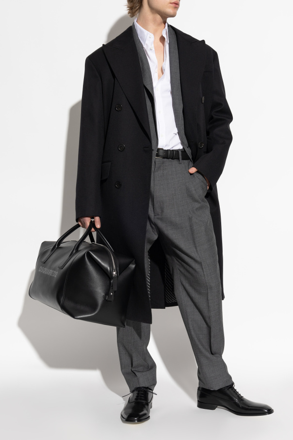 Dsquared2 Wełniany płaszcz
