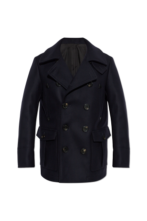 Short double-breasted coat