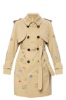 Dsquared2 beige Printed trench coat
