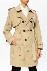 Dsquared2 beige Printed trench coat