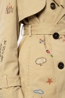 Dsquared2 beige Printed trench coat