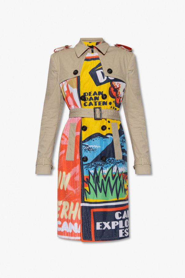 Dsquared2 Patterned trench coat