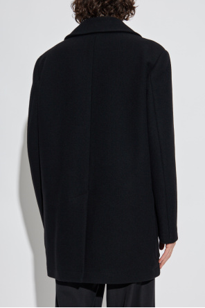 MM6 Maison Margiela Dwurzędowy płaszcz