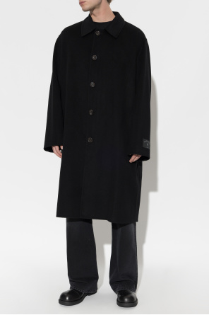 MM6 Maison Margiela Wełniany płaszcz