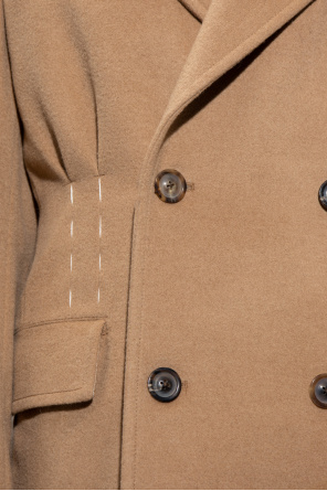 Maison Margiela Double-breasted coat with peak lapels