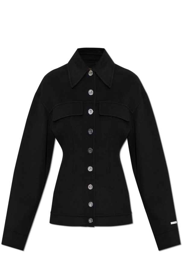 Short wool coat 