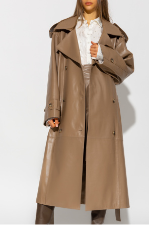 The Mannei ‘Amman’ leather coat