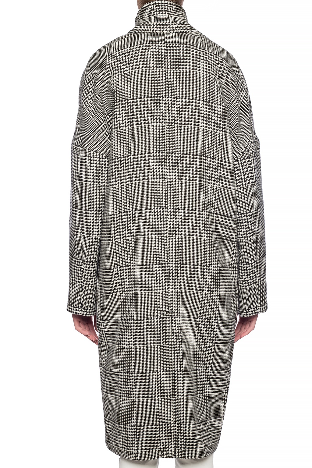 all saints teya check coat