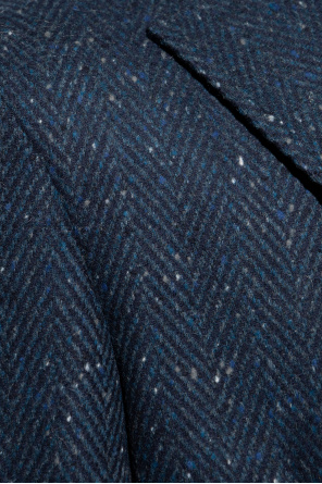 Etro Coat with herringbone pattern