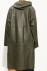 VETEMENTS Hooded leather coat