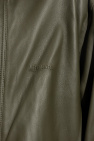 VETEMENTS Hooded leather coat