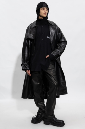 Leather trench coat od VETEMENTS