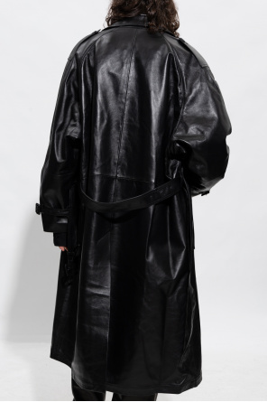 VETEMENTS Leather trench coat