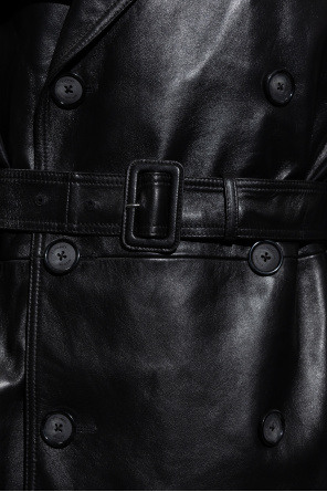 VETEMENTS Leather trench coat