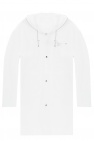 VETEMENTS WHITE Transparent coat with logo