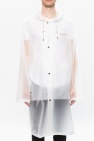 VETEMENTS WHITE Transparent coat with logo