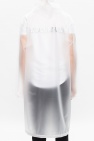 VETEMENTS WHITE Transparent coat with logo