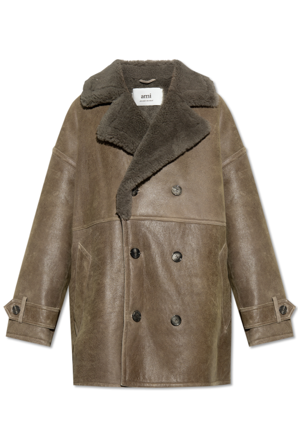 Ami Alexandre Mattiussi Coat from sheep leather