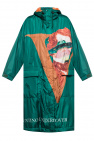 Undercover GREEN Printed coat