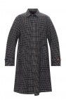 Undercover Checked wool coat