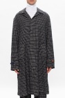 Undercover Checked wool coat