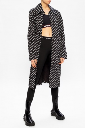 Coat with logo od VETEMENTS